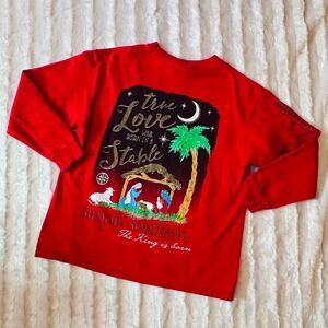 Simply Southern Christmas Nativity Scene Shirt Size Youth Small